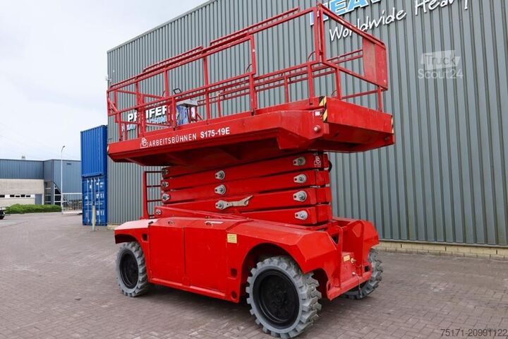 Scissor lift PB Lifttechnik S175-19E 4x4 Electric, 4x4 Drive, 18.1m Working He