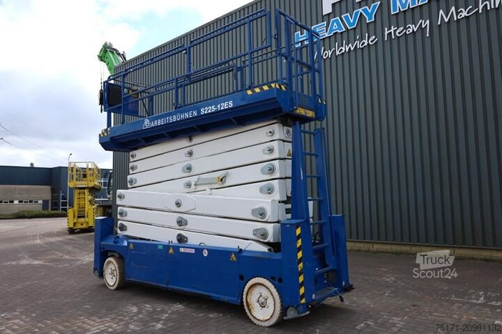 Scissor lift PB Lifttechnik S225-12ES Electric, 22.5m Working Height, 450kg Ca