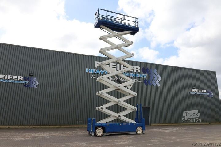Scissor lift PB Lifttechnik S225-12ES Electric, 22.5m Working Height, 450kg Ca