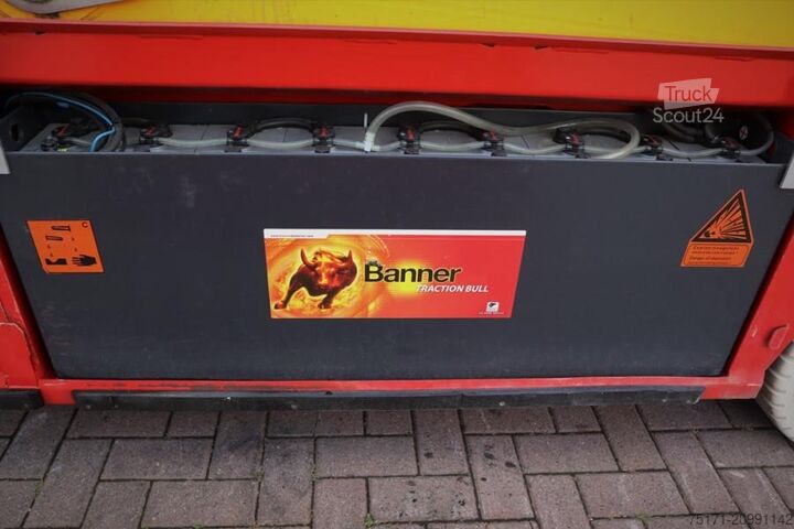 Scissor lift PB Lifttechnik S225-12ES Electric, 4x2 Drive, 22.5m Working Heigh