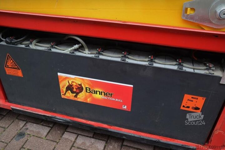 Scissor lift PB Lifttechnik S225-12ES Electric, 4x2 Drive, 22.5m Working Heigh