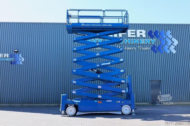 Scissor lift PB Lifttechnik S225-12ES Electric, 22.5m Working Height, 450kg Ca