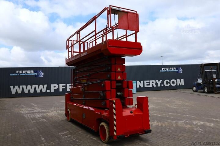 Scissor lift PB Lifttechnik S225-12ES Electric, 22.5m Working Height, 450kg Ca