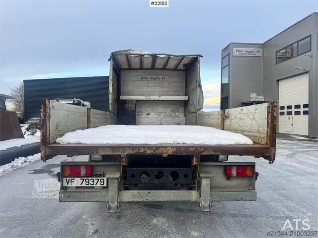 Platform trailer MAN TGM 18.280 flatbed truck. 87,000 km! WATCH VIDEO