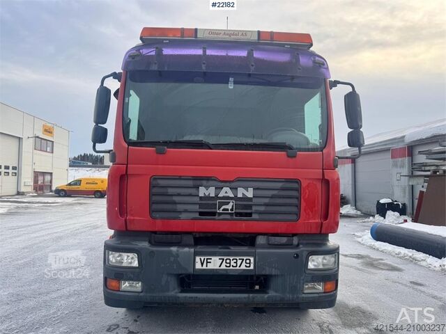 Platform trailer MAN TGM 18.280 flatbed truck. 87,000 km! WATCH VIDEO