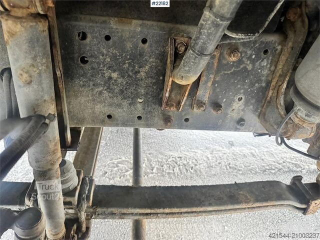 Platform trailer MAN TGM 18.280 flatbed truck. 87,000 km! WATCH VIDEO