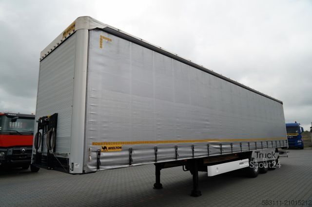 Open oplegger met zeil WIELTON FIRANKA / STANDARD / O? PODNOSZONA / PLANDEKA Z