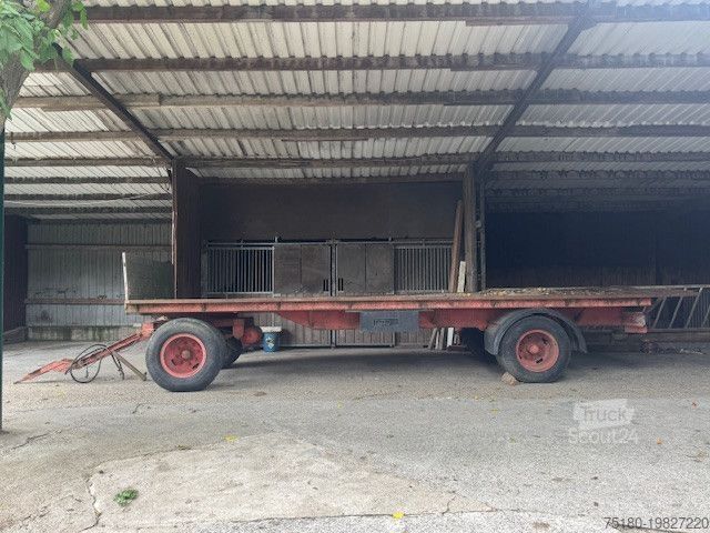 Pótkocsi 2 Achs Drehschemelanhänger