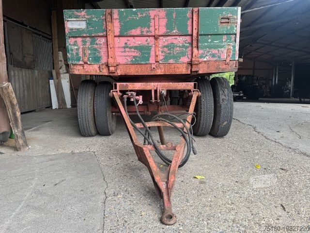 Pótkocsi 2 Achs Drehschemelanhänger