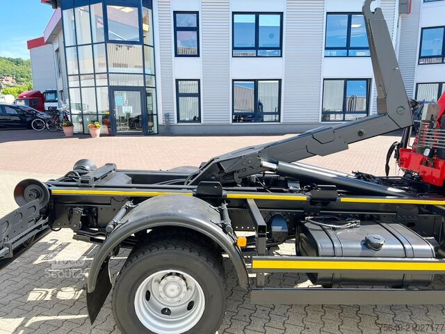 Haakarm vrachtwagen MAN TGL 12.180/210 4x2 BB TGL 12.180/210 4x2 BB, City-Abroller, Kran AMCO VEBA 807N2S