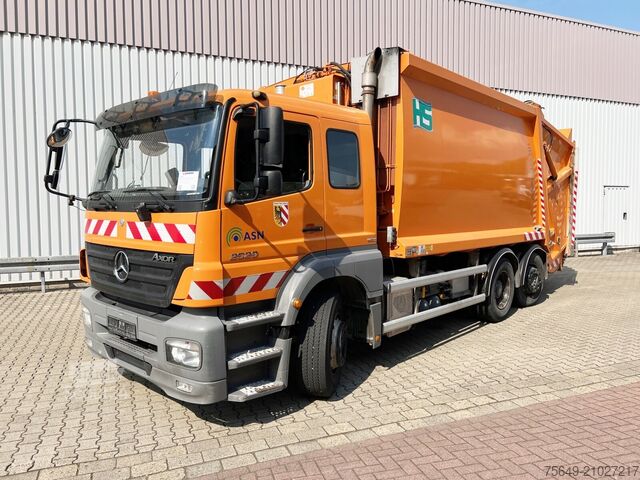 Camion à ordures Mercedes-Benz Axor 2529 L 6x2 Axor 2529 L 6x2, Lenkachse, HN-Cityloader, Zöller-Schüttung