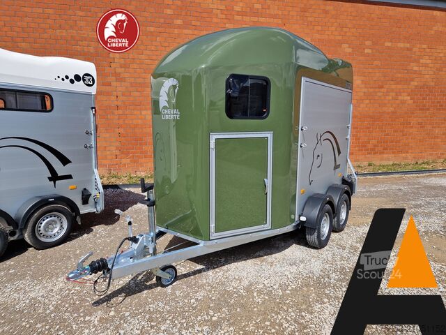 Horse transport trailer Cheval Liberté Gold ORIGINS Alu Sattelkammer Neu