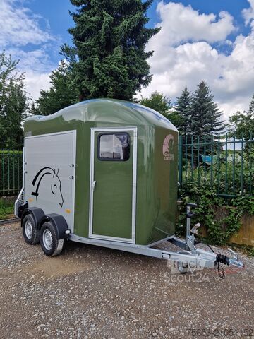 Horse transport trailer Cheval Liberté Gold ORIGINS Alu Sattelkammer Neu