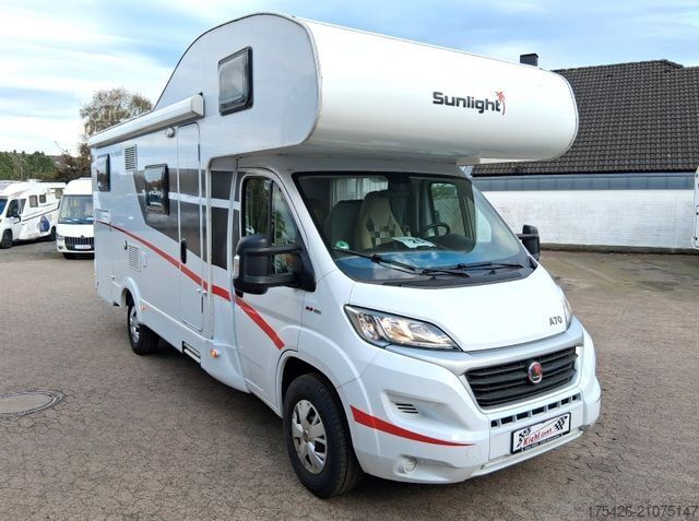 Alkoven Wohnmobil SUNLIGHT A 70 *6 Personen/Dach-Klima/Kurbelstützen*