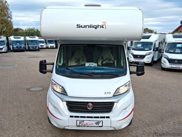 Alkoven Wohnmobil SUNLIGHT A 70 *6 Personen/Dach-Klima/Kurbelstützen*