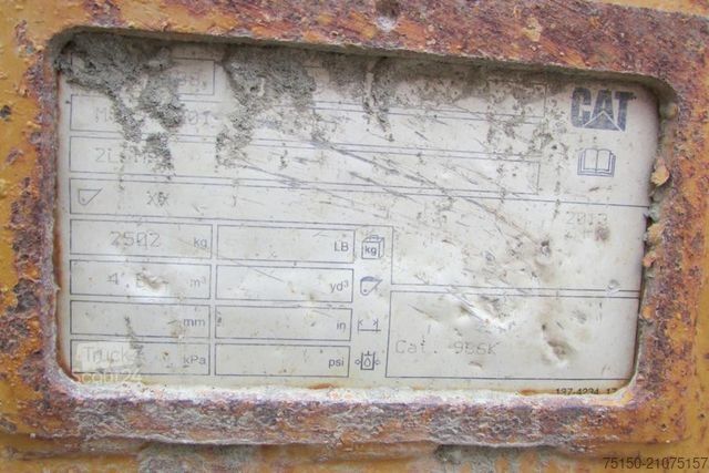 Încărcător pe roți CATERPILLAR 966K XE - Waage - Nr.: 238