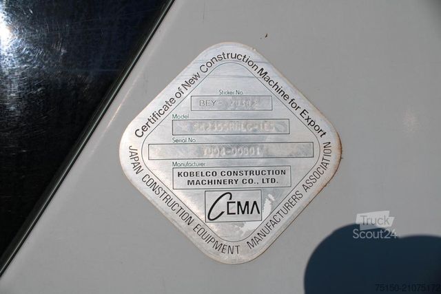 Pásové rýpadlo KOBELCO SK 235 SR NLC mit Siebgreifer+Hammer Nr.: 801