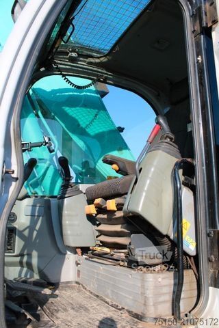 Pásové rýpadlo KOBELCO SK 235 SR NLC mit Siebgreifer+Hammer Nr.: 801