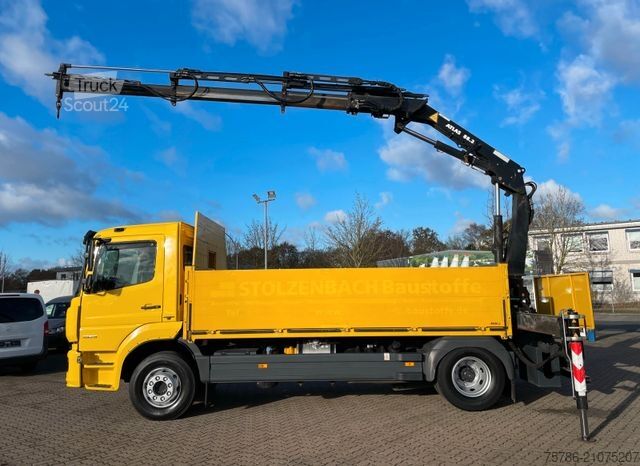 LKW mit Pritsche (offen) MERCEDES-BENZ Atego 1523 L /  AC/ Atlas AK 88.3 + Funk+5/6 Kr.