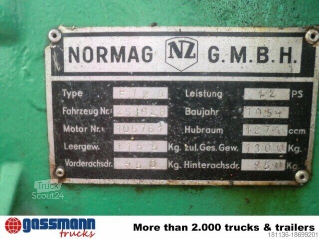 Autre NORMAG F12B