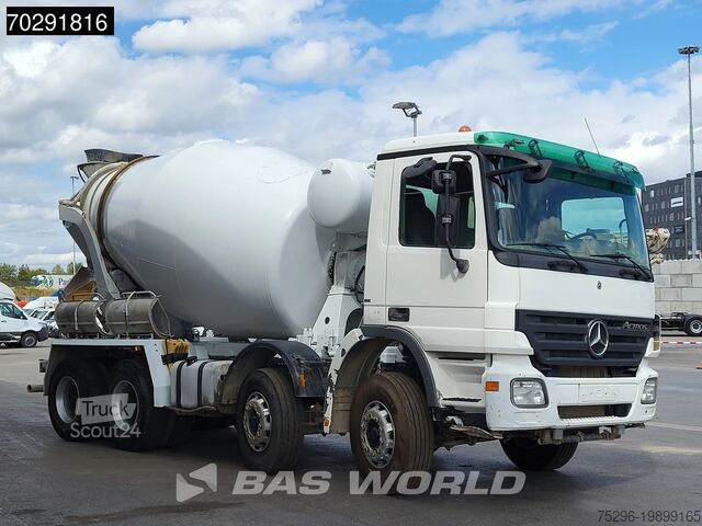 Mixer Mercedes Actros 3236 8X4 9M3 Stetter Mixer Big-Axle 3-Pe...
