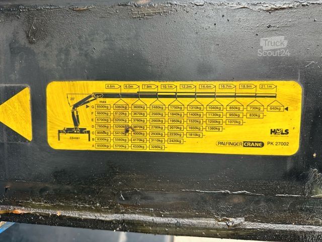 Autožeriav DAF CF 310 Pritsche KRAN 27m FUNK SEILWINDE