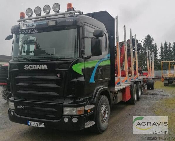 Camion à usage spécial Scania R 480 HOLZTRANSPORTER