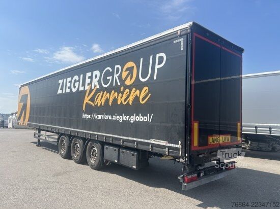 Semiremorcă deschisă cu prelată SCHWARZMüLLER J SERIE SAF ACHSEN XL  LANG, MEHRERE EINHEITEN VERFüGBAR, SEHR GUTER ZUSTAND