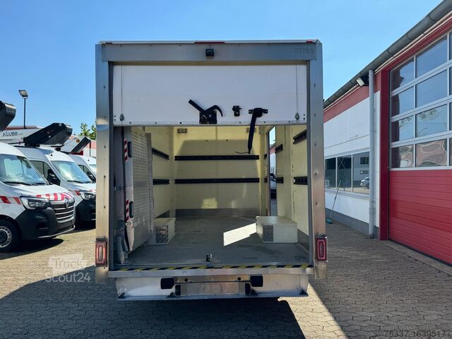 Transporteur avec valise Renault Master Koffer mit Auffahrrampe