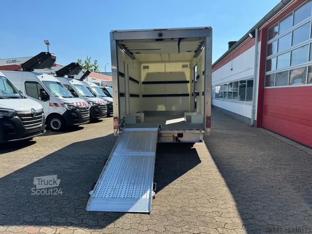Transporteur avec valise Renault Master Koffer mit Auffahrrampe