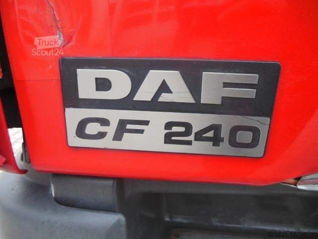 Tippbil DAF CF 65.240,KRAN EFFER 110/2S,MANUELL,BLATT,1 HAND