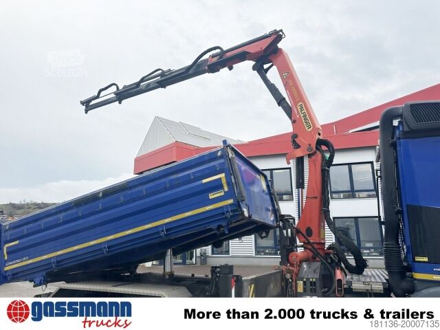 Kipper LKW Mercedes-Benz Arocs 2643 K 6x4, Kran Palfinger PK13001-K B, Funk