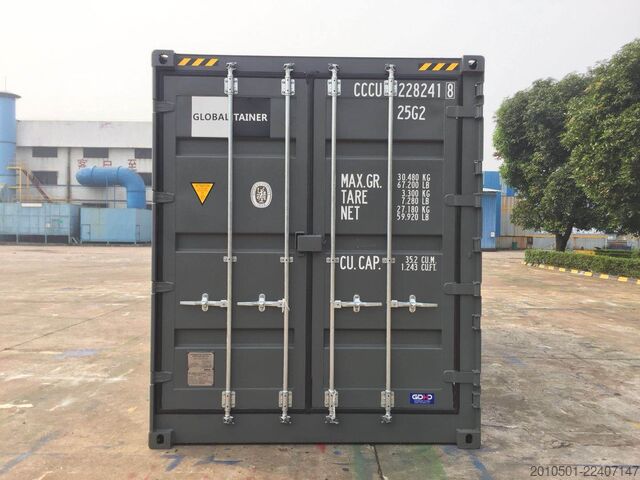  20 Fuß High Cube Side Door Seecontainer Open Side / Neucontainer / Anthrazit