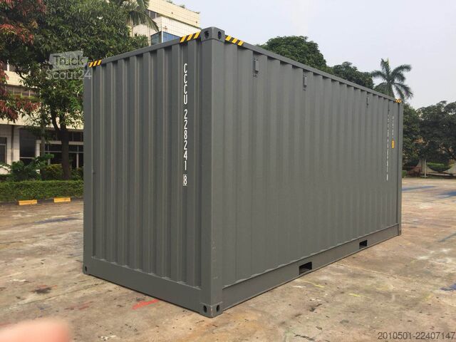  20 Fuß High Cube Side Door Seecontainer Open Side / Neucontainer / Anthrazit