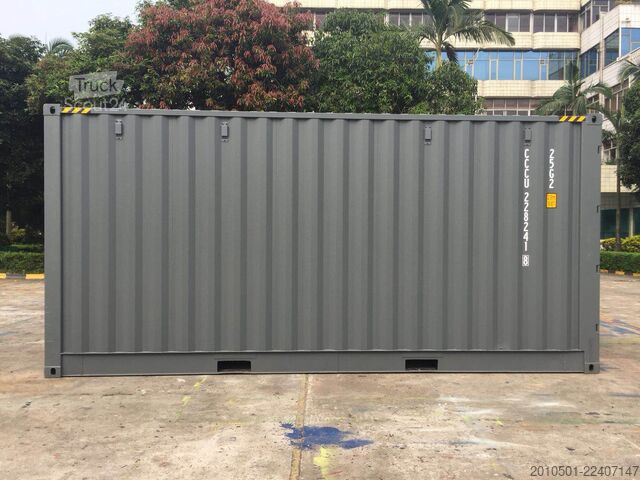  20 Fuß High Cube Side Door Seecontainer Open Side / Neucontainer / Anthrazit
