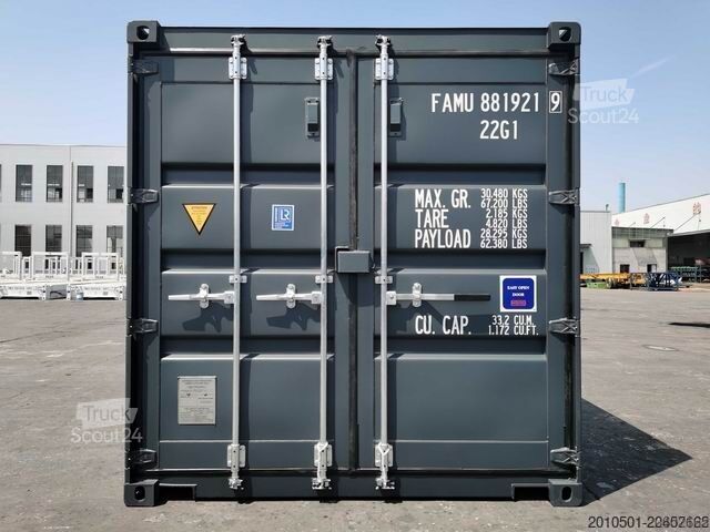  20 Fuß RAL7016 CONTAINER SEECONTAINER LAGERCONTAINER SELF STORAGE NEU