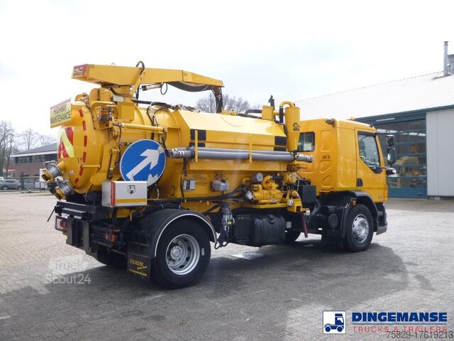 Saugfahrzeug DAF LF 55.220 4x2 RHD Whale vacuum tank 7.5 m3