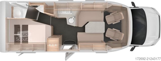 Half-integraal camper KNAUS Van TI Plus 700 LF Platinum Selection