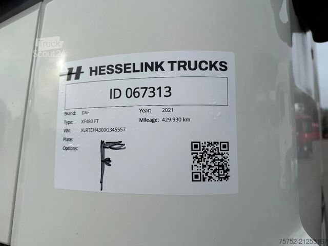 Standard-SZM DAF XF 480 SSC Super Space 2x tank ACC 429.930KM