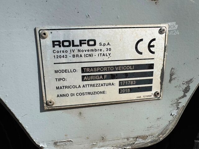 Autószállító félpótkocsi  ROLFO S2 * HYDR. LADEFLÄCHE * BPW *
