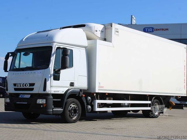 Camión caja IVECO EUROCARGO 120E25, EURO 5, THERMO-KING T-600R