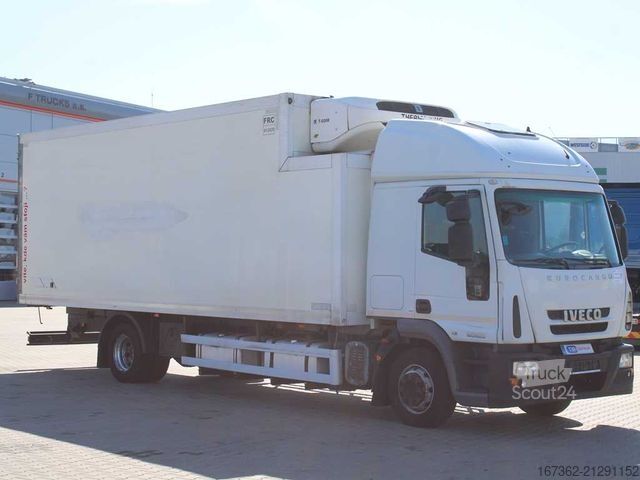 Camión caja IVECO EUROCARGO 120E25, EURO 5, THERMO-KING T-600R