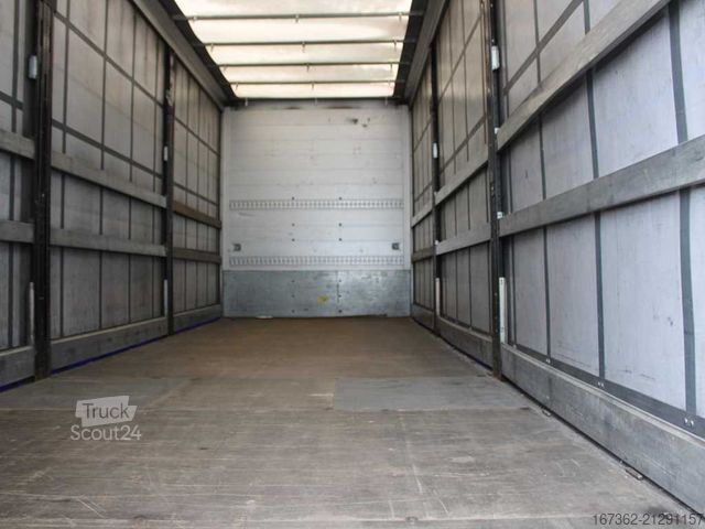 Camión plataforma con toldo MAN TGM 18.340, LIFTING ROOF, EURO 6