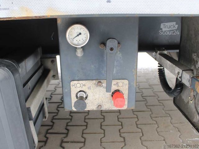 Open semitrailer TRAILOR D-651, LIFTING AXLE