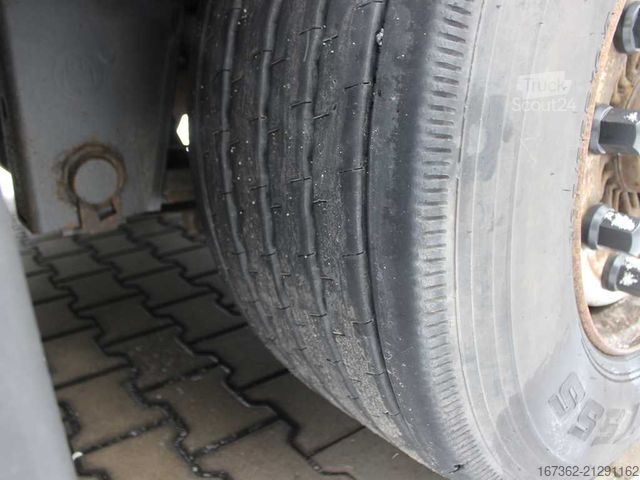 Open semitrailer TRAILOR D-651, LIFTING AXLE