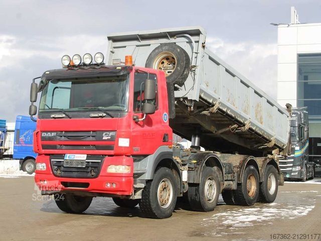 Wywrotka DAF FAD CD 85.460, 8X4, EURO 5, THREE SIDED, 15m³