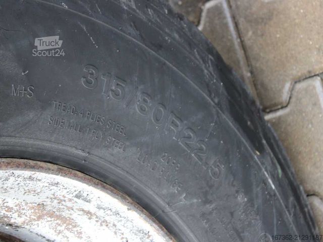 Wywrotka DAF FAD CD 85.460, EURO 4, 8X4, THREE SIDED, 15 m³