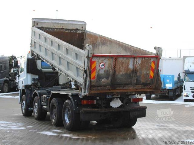 Trójstronna wywrotka DAF FAD CD 85.460, EURO 4, 8X4, THREE SIDED, 15 m³
