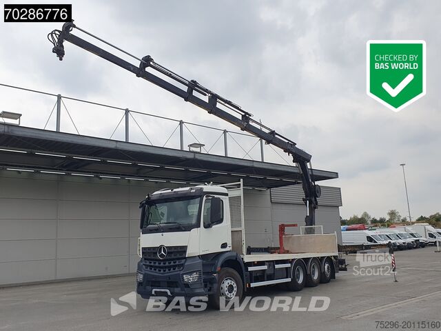 Plataforma de carga Mercedes Arocs 3240 8X4 HIAB 211E-6 HIPRO Big-Axle Lift+...