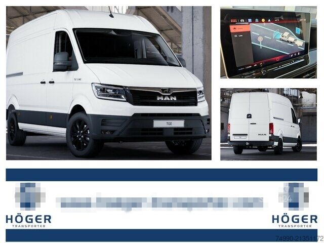 Фургон з високим дахом MAN TGE 3.140 35 L3H3 Next Level LED AHK 10,4 TFT